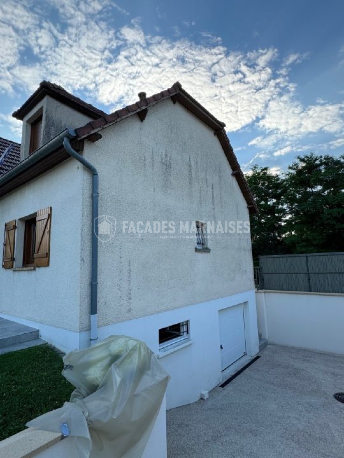 Ravalement façades d'une maison à Taissy, 51500, Marne